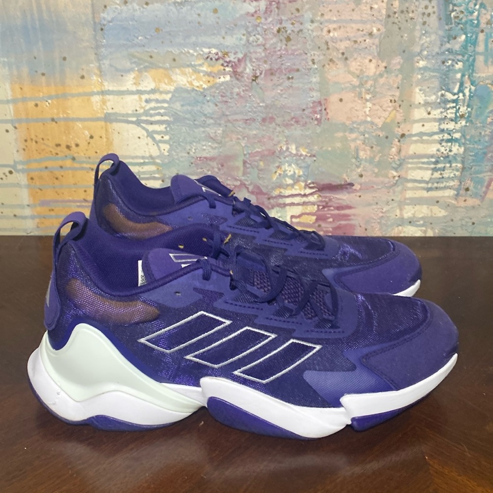 Adidas Impact FLX 2.0 Football Bounce Team Purple/White Mens Training shoes 11.5